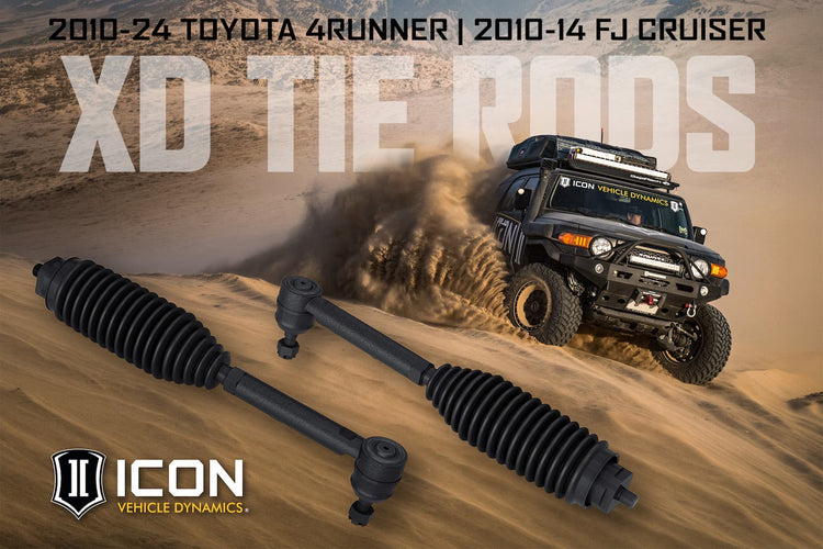 NEW: 2010-24 Toyota 4Runner & FJ Cruiser Heavy Duty XD Tie Rods