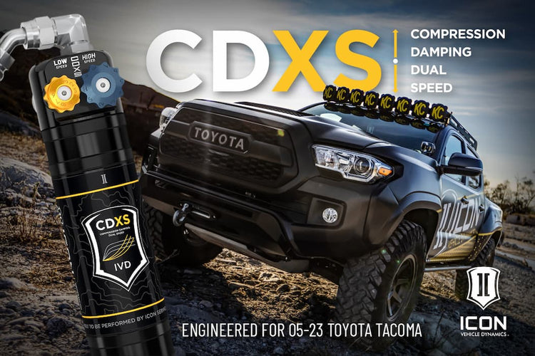 NEW from ICON: CDXS Coilovers & Complete Suspension Systems for the 2005-2023 Toyota Tacoma