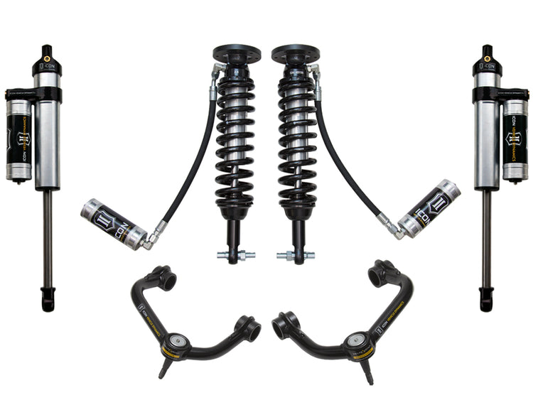 ICON 2014 Ford F-150 2WD, 1.75-2.63" Lift, Stage 4 Suspension System, Tubular