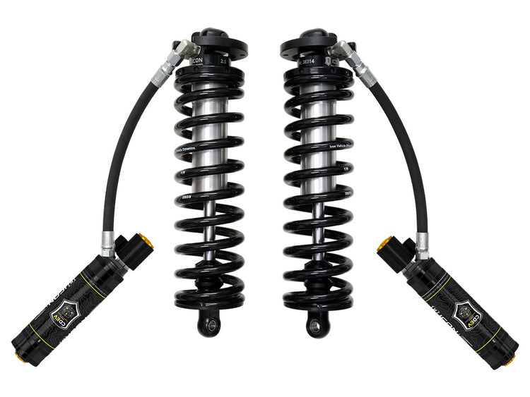 ICON 2017-2026 Ford F-250/F-350 Super Duty 4WD, 4-5.5” Lift, Front, V.S. 2.5 Series Coilover Conversion Kit, Remote Reservoir w/ CDEV