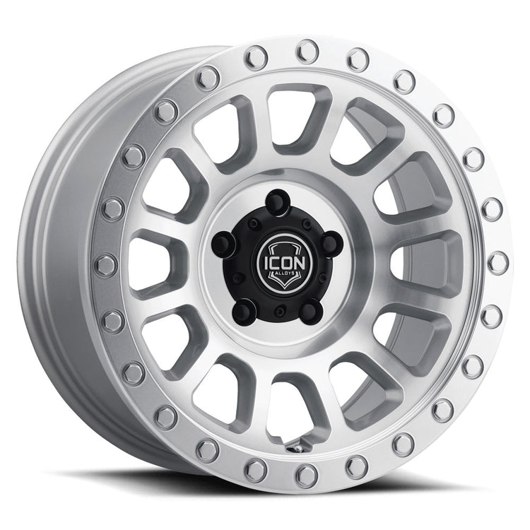 ICON Alloys Hulse, Silver Machined, 18 x 9 / 5 x 150, 25mm Offset, 6" BS