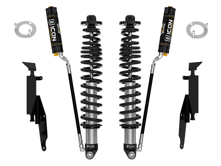 ICON 2021-2026 Ford Bronco, Rear, 1.25-3” Lift, V.S. 2.5 Series Coilover Kit, Remote Reservoir w/ CDCV, Heavy Rate Springs, Pair