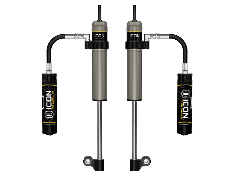 ICON 2005-2023 Toyota Tacoma, Rear, V.S. 2.5 Aluminum Series RXT Shock Absorbers, Remote Reservoir, Pair