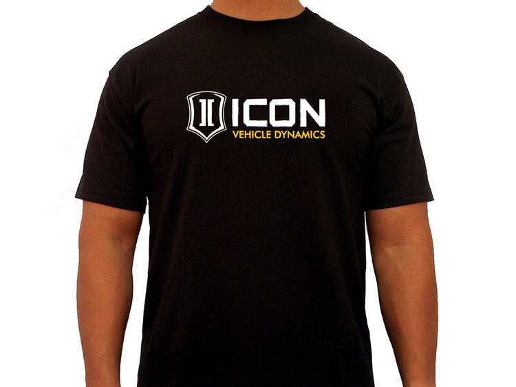 ICON R&D-Logo Tee – Black, Extra Large