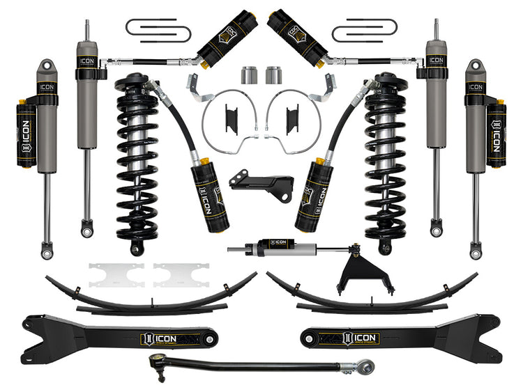 ICON 2023-2026 Ford F-250/F-350 Super Duty 4WD, 4-5.5" Lift, Stage 7 Coilover Conversion System w/ Radius Arms & Expansion Packs