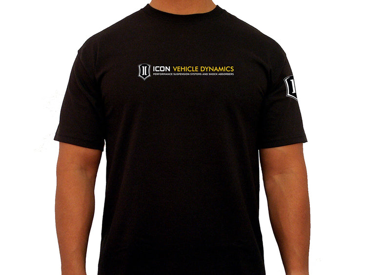 ICON Standard-Logo Tee – Black, Large