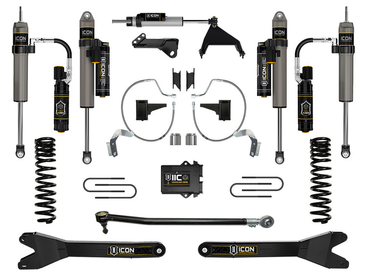 ICON 2023-2026 Ford F-250/F-350 Super Duty 4WD, Gas, 4.5" Lift, Stage 8 Suspension System w/ Radius Arms