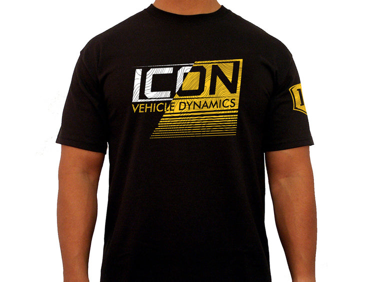 ICON Strikeout-Logo Tee – Black, Small
