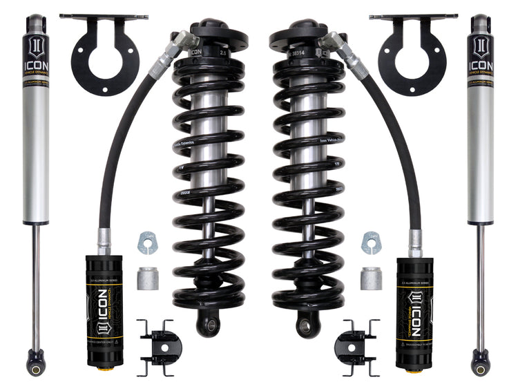 ICON 2017-2023 Ford F-250/F-350 Super Duty 4WD, 2.5-3" Lift, Stage 1 Coilover Conversion System