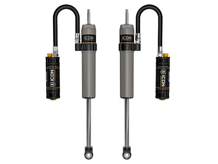 ICON 2022-2026 Toyota Tundra, 3-3.5" Lift, Rear, V.S. 2.5 Aluminum Series Shock Absorbers, Remote Reservoir w/ CDCV, Pair