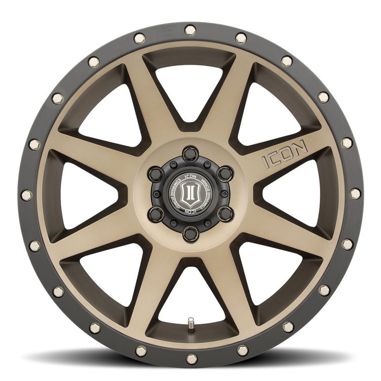ICON Alloys Rebound, Bronze, 20 x 9 / 6 x 5.5, 0mm Offset, 5" BS