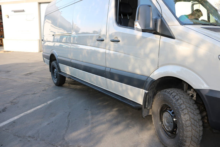 Van Compass Rocker Guards, Sprinter 2500/3500 4X4 (2015-2022 170\" Wheelbase Only with Van Compass 2\" Lift Kit)