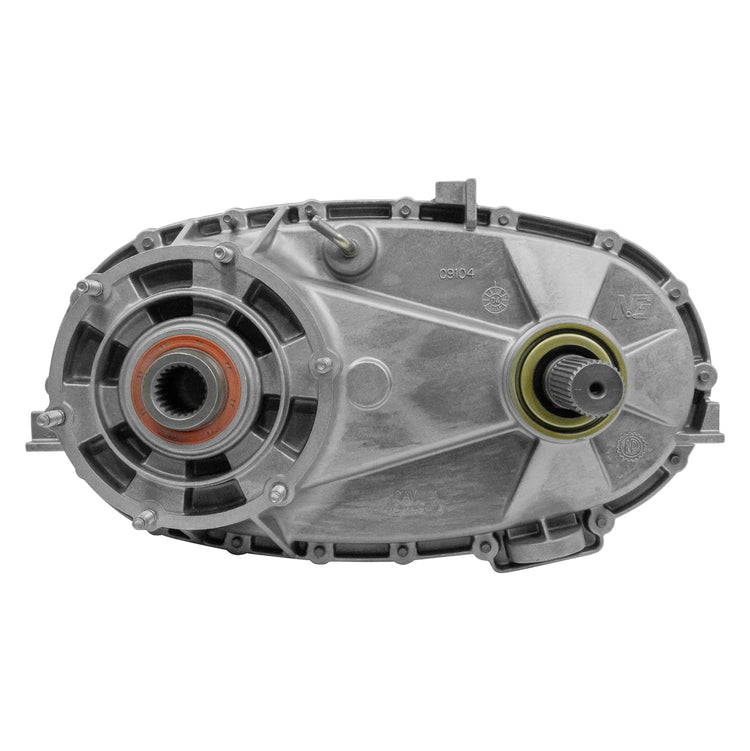 Remanufactured NV144 Transfer Case, 2004-07 Dodge Durango, 2007 Aspen, 32 Spline Rear Slip Yoke, Exposed Spline Front Output, Single Speed, Electric Shift