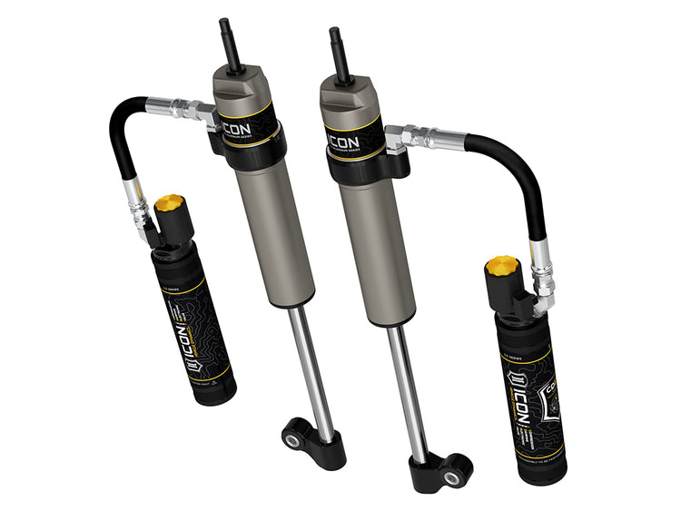 ICON 2005-2023 Toyota Tacoma, Rear, V.S. 2.5 Aluminum Series RXT Shock Absorbers, Remote Reservoir w/ CDEV, Pair