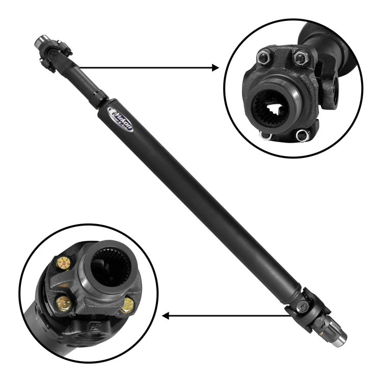 Yukon performance rear driveshaft, 2018 Jeep JL Sahara 4 Dr, Auto, Selec-Trac