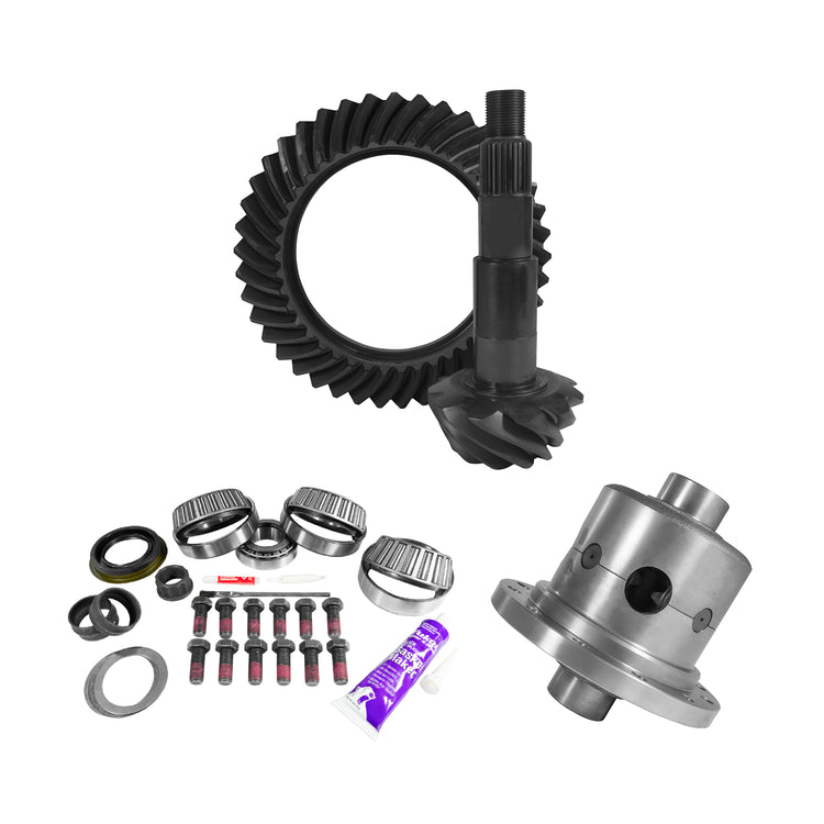 11.5" AAM 4.56 Rear Ring & Pinion, Install Kit, Posi, 4.375" OD Pinion Bearing