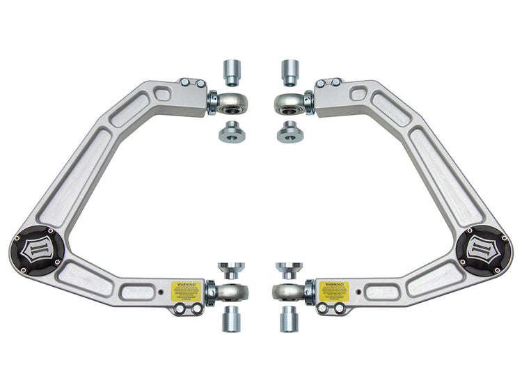 ICON 2019-2026 GM 1500/2021-2026 GM SUV, Front, Billet Upper Control Arm w/ Delta Joint, Kit