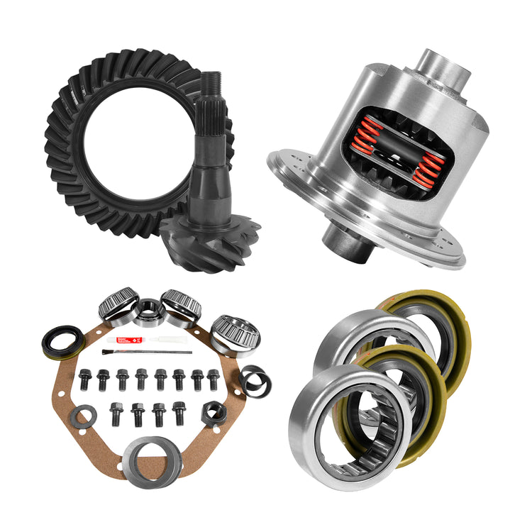 9.25" CHY 3.55 Rear Ring & Pinion, Install Kit, 31spl Posi, 1.7" Axle Bearings