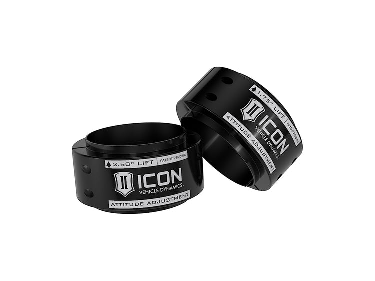 ICON Alloys 2021-2025 Ford F-150 Raptor, .5-2.5" Lift, Front, Attitude Adjustment Collar Leveling Kit
