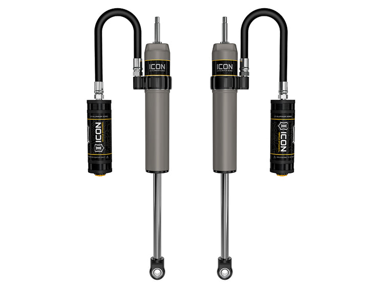 ICON 2022-2026 Toyota Tundra 0-1.5” Lift/2023-2026 Sequoia 0-4" Lift, Rear, V.S. 2.5 Aluminum Series Shock Absorbers, Remote Reservoir, Pair
