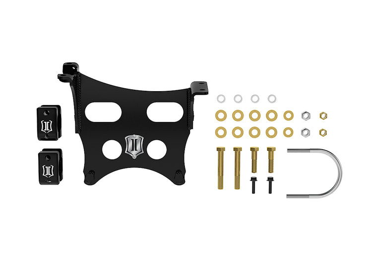 ICON 2023-2026 Ford F-250/F-350 Super Duty, Dual Steering Stabilizer Bracket Kit