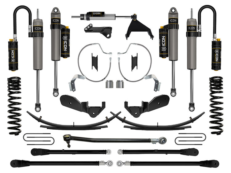 ICON 2023-2026 Ford F-250/F-350 Super Duty 4WD, Gas, 4.5" Lift, Stage 7 Suspension System w/ Expansion Packs