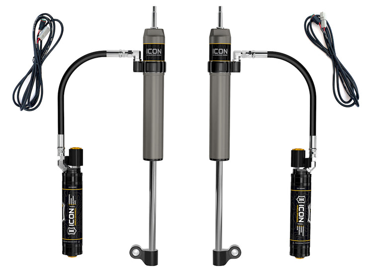 ICON 2005-2023 Toyota Tacoma, Rear, V.S. 2.5 Aluminum Series RXT Shock Absorbers, Remote Reservoir w/ CDEV, Pair