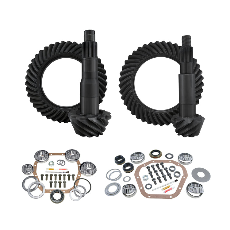 Yukon Re-Gear & Installation Kit, Dana 60, Ford F250/F350, 4.56 ratio, thick