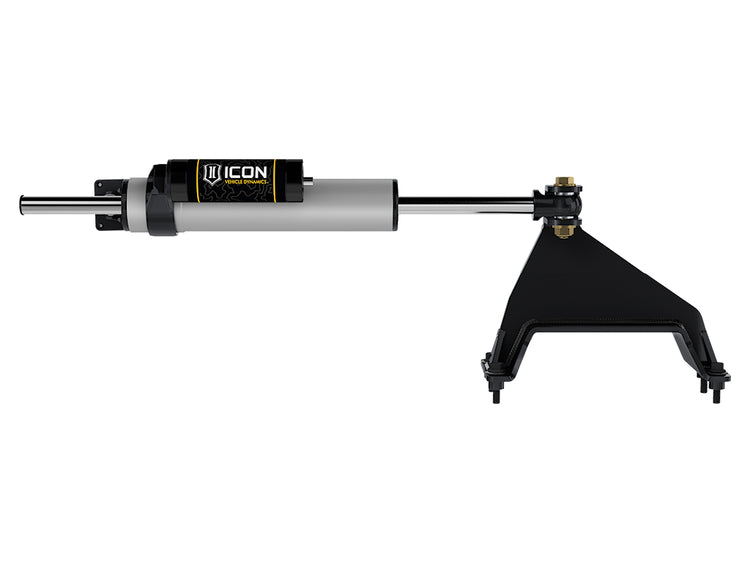 ICON 2023-2026 F-250/F-350 Ford Super Duty 4WD, 2.5 Centerline Steering Stabilizer Kit, Piggyback Reservoir