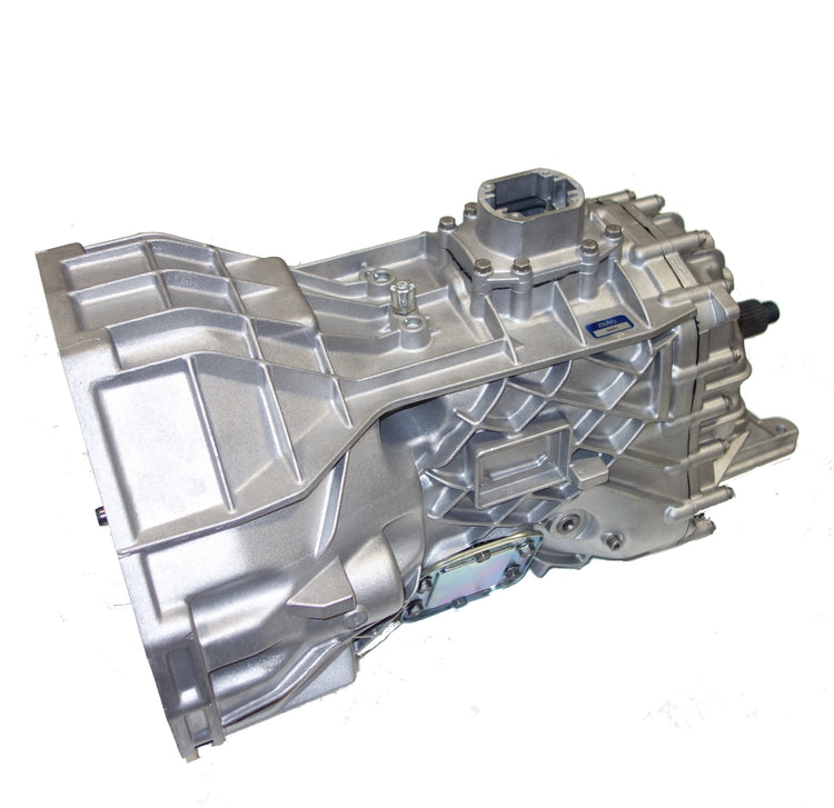 Remanufactured S5-47 Manual Transmission, 1996-97 Ford F-series 7.5L, 2WD, ELEC. SPEEDO . No Speedo Hole (the tail housing is not cast for the hole), Where the PTO Not Being Used, 5 Speed