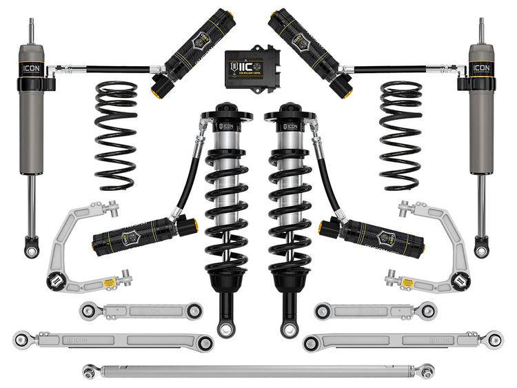 ICON 2025-2026 Toyota 4Runner 2WD, 1.25-3" Lift, Stage 14 Suspension System, Billet