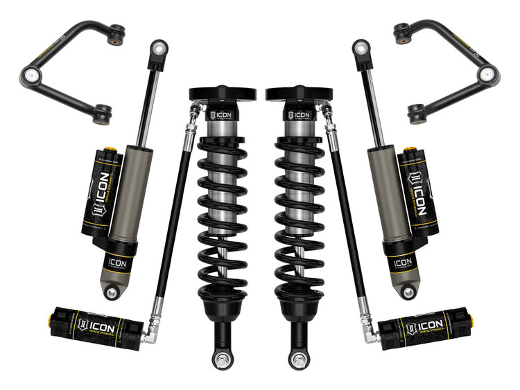 ICON 2019-2026 Chevrolet Silverado 1500/GMC Sierra 1500, 1.5-3.5" Lift, Stage 3 Suspension System, Tubular