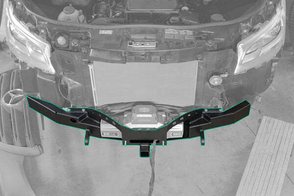 Van Compass Front Winch Bumper, Sprinter