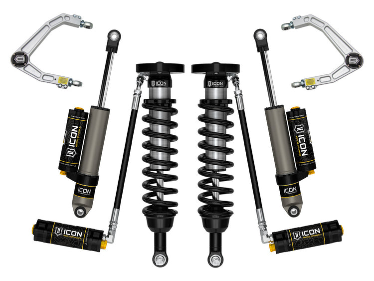 ICON 2019-2026 Chevrolet Silverado 1500/GMC Sierra 1500, 1.5-3.5" Lift, Stage 4 Suspension System, Billet