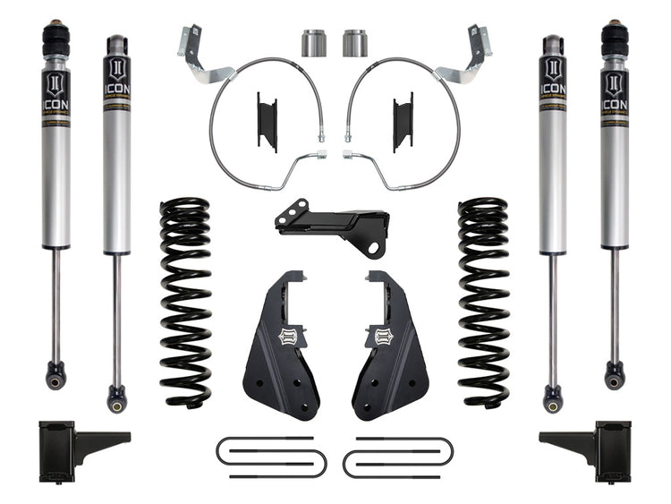 ICON 2023-2026 Ford F-250/F-350 Super Duty 4WD, Gas, 4.5" Lift, Stage 1 Suspension System