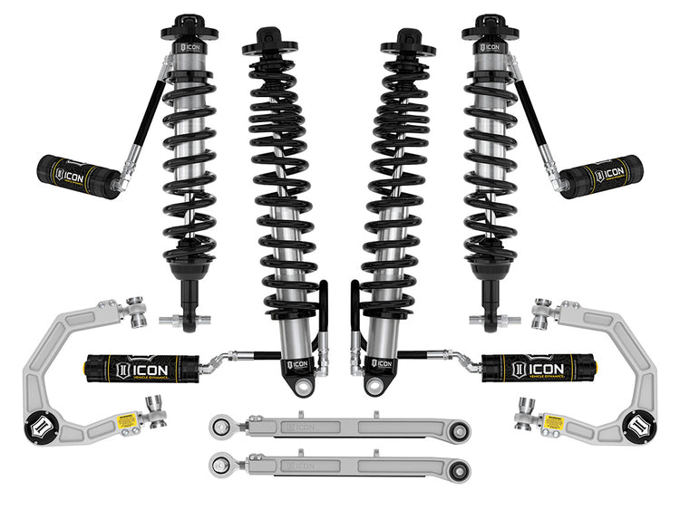 ICON 2021-2026 Ford Bronco, Non-Sasquatch, 3-4" Lift, Stage 5 Suspension System, Billet, Heavy Rate Rear Springs