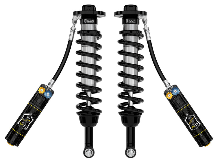 ICON 2022-2026 Toyota Tundra, 5-6" Lift, Front, V.S. 2.5 Series Coilover Kit, Remote Reservoir w/ CDXS, Pair