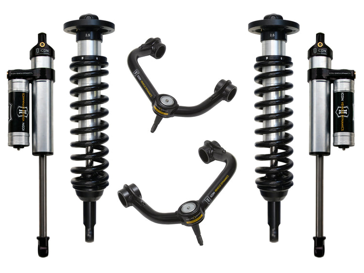 ICON 2004-2008 Ford F-150 4WD, 0-2.63" Lift, Stage 3 Suspension System, Tubular