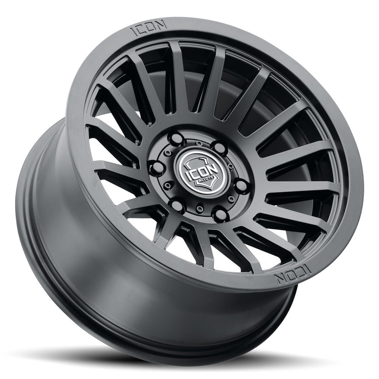 ICON Alloys Hulse, Silver Machined, 18 x 9 / 8 x 180, 12mm Offset, 5.5" BS