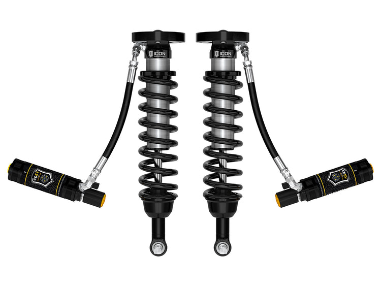 ICON 2019-2026 Chevrolet Silverado1500/GMC Sierra 1500, 1.5-3.5” Lift, Front, V.S. 2.5 Series Coilover Kit, Extended Travel, Remote Reservoir w/ CDEV, Pair