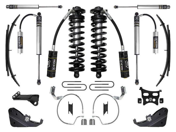 ICON 2023-2026 Ford F-250/F-350 Super Duty 4WD, 4-5.5" Lift, Stage 2 Coilover Conversion System w/ Expansion Packs