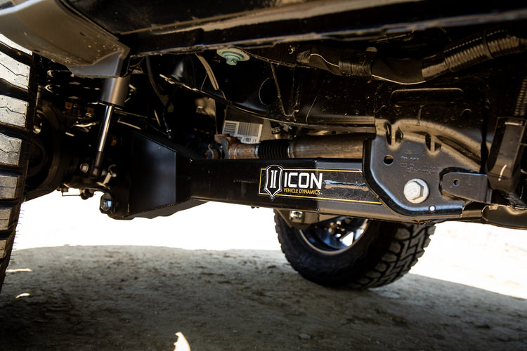 ICON 2023-2026 Ford F-250/F-350 Super Duty 4WD, Gas, 2.5" Lift, Stage 4 Suspension System w/ Radius Arms