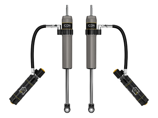 ICON 2022-2025 Toyota Tundra 0-1.5” Lift/2023-2025 Sequoia 0-4" Lift, Rear, V.S. 2.5 Aluminum Series Shock Absorbers, Remote Reservoir w/ CDEV, Pair