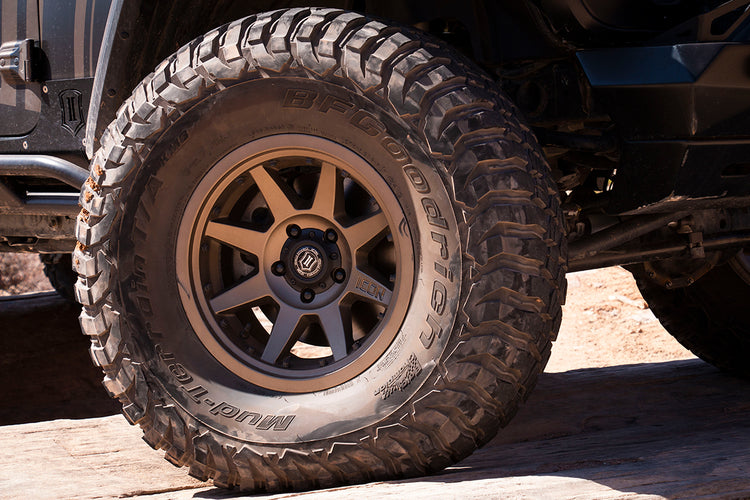 ICON Alloys Rebound Pro, Bronze, 17 x 8.5 / 6 x 135, 6mm Offset, 5" BS