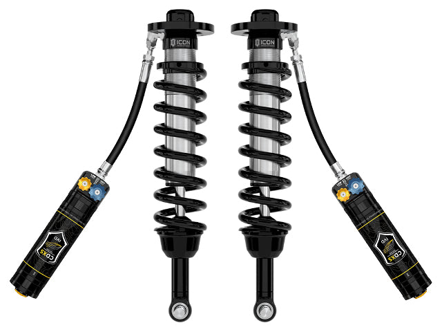 ICON 2022-2024 Toyota Tundra, 5-6" Lift, Front, V.S. 2.5 Series Coilover Kit, Remote Reservoir w/ CDXS, Pair