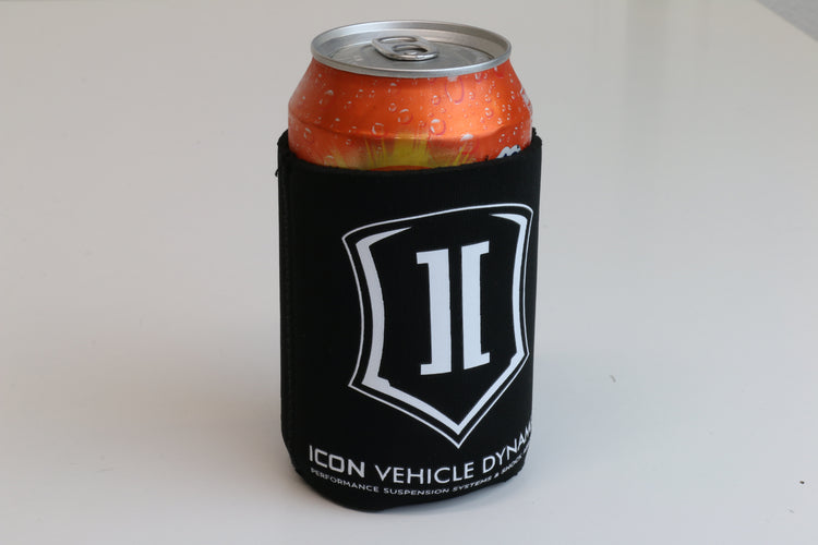 ICON Koozie, Black w/Shield Logo