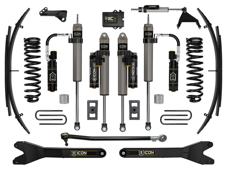 ICON 2023-2026 Ford F-250/F-350 Super Duty 4WD, Gas, 2.5" Lift, Stage 6 Suspension System w/ Radius Arms and Expansion Packs