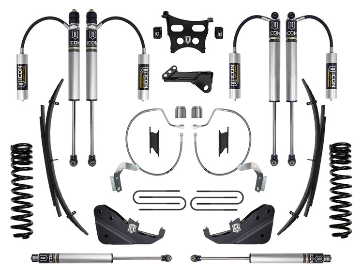 ICON 2023-2026 Ford F-250/F-350 Super Duty 4WD, Diesel, 4.5" Lift, Stage 2 Suspension System w/ Expansion Packs