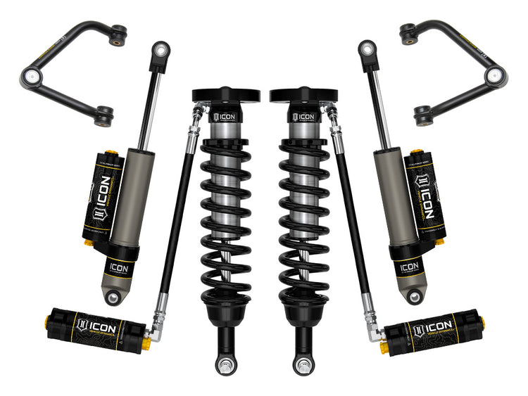 ICON 2019-2026 Chevrolet Silverado 1500/GMC Sierra 1500, 1.5-3.5" Lift, Stage 4 Suspension System, Tubular