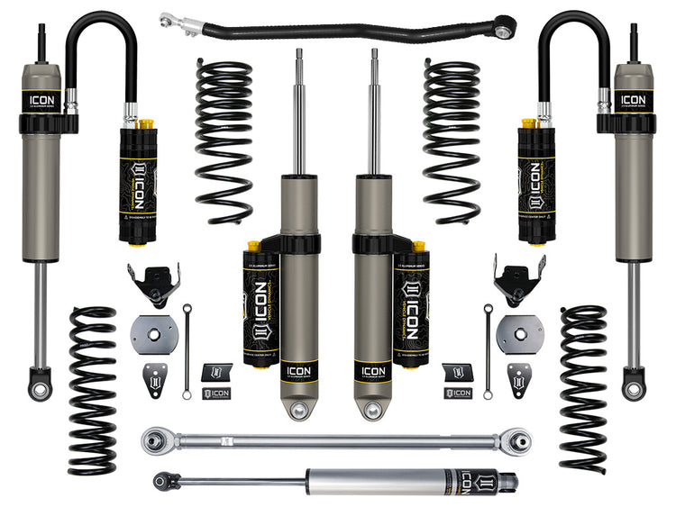 ICON 2014-2026 Ram 2500 4WD, Diesel, Coil Spring Rear, 4.5" Lift, Stage 4 Suspension System, w/ Performance Rear Coil Springs